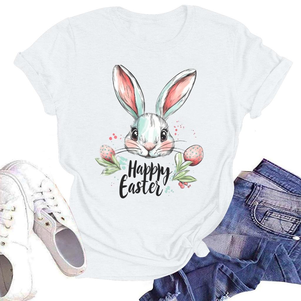 Женская повседневная свободная футболка с принтом, круглый вырез, пуловер, короткий рукав, топ