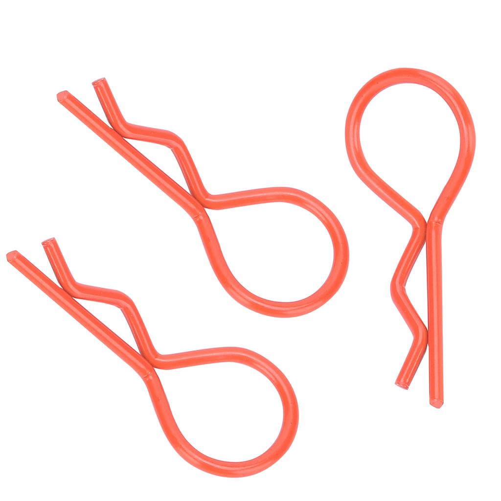10Pcs 13MM RC Car Clip RShape Metal Body Clips Pins for 1Celsius5 1Celsius6 1Celsius8 1Celsius10 RC Car(Blue )