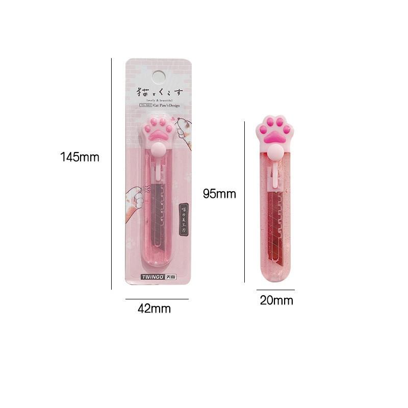 1 шт. маленький универсальный нож мини-милый мультяшный нож для резки коробок с кошачьей лапой прекрасный открывалка для писем Kawaii креативные канцелярские аксессуары