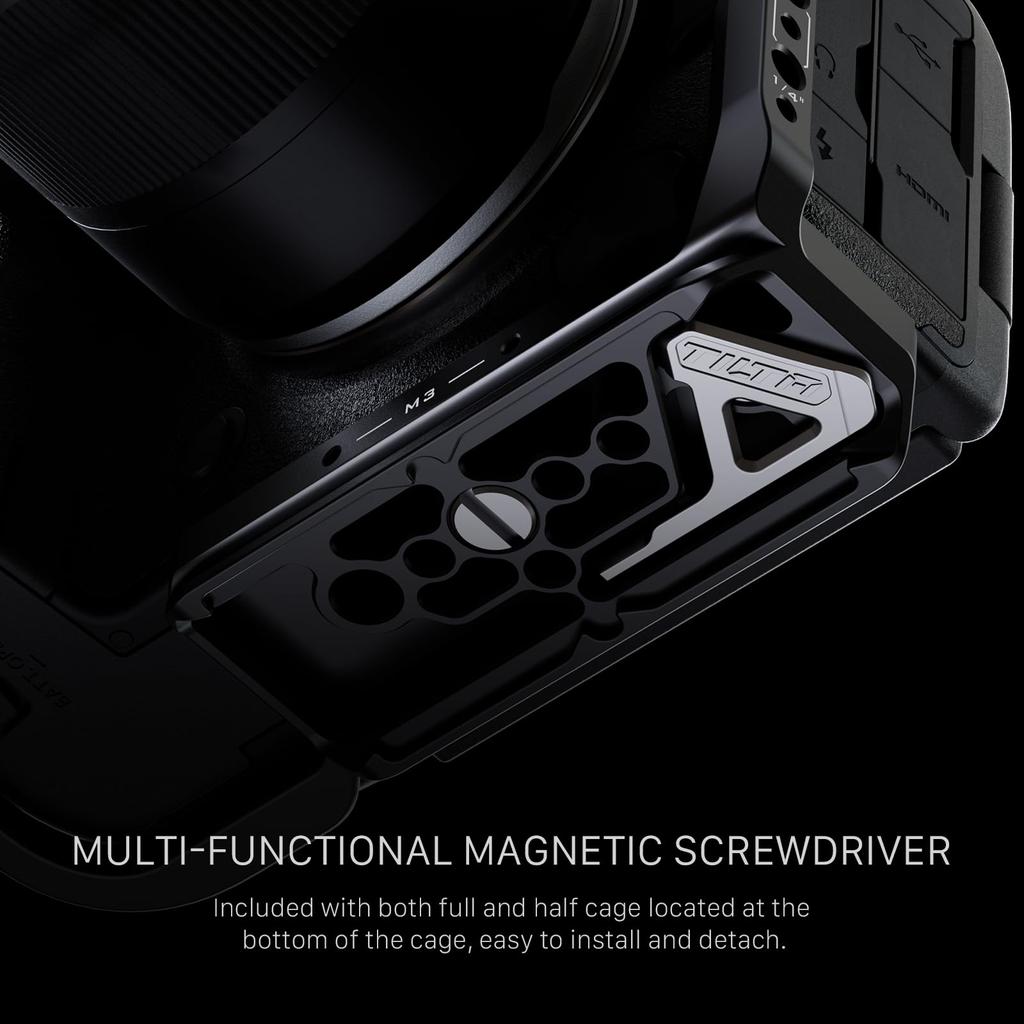 Клетка для камеры TILTA R5 Mark II для легкого комплекта с компактной верхней ручкой NATO для клетки для камеры Canon R5 Mark II Canon, TA-T68-BB