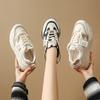 Thick-soled dad shoes women's 2025 new spring and autumn heightening and showing feet small sports shoes breathable, lightweight and versatile casual