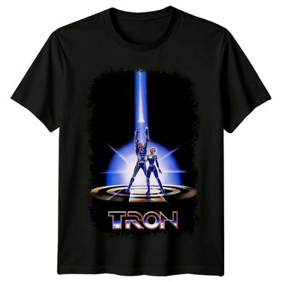 Трон (1982) Футболка в стиле кинопостера, Ретро, Классический фильм, Графическая футболка, Унисекс