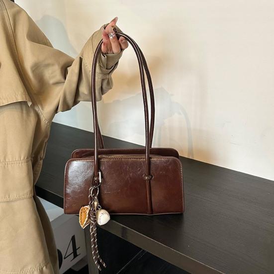 Женская сумка из искусственной кожи, сумка через плечо для поездок на работу, маленькая сумочка, милая сумка-хобо, сумка-тоут подмышку для ежедневных дел, путешествий, шопинга