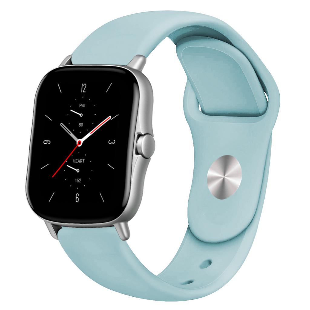 20 мм/22 мм ремешки для часов для Amazfit GTS 4/3/2/2e/Mini/GTR 42 мм/GTR 4/3 Pro Силиконовый браслет Amazfit helio/balance 2 bip 5 6 ремешок
