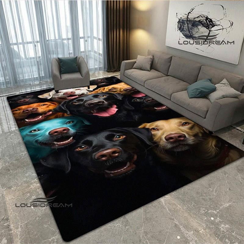 3D Cute dog printed carpet kitchen mats Non -slip carpet outdoor carpets area rug bedroom decor pink room decor birthday gift
