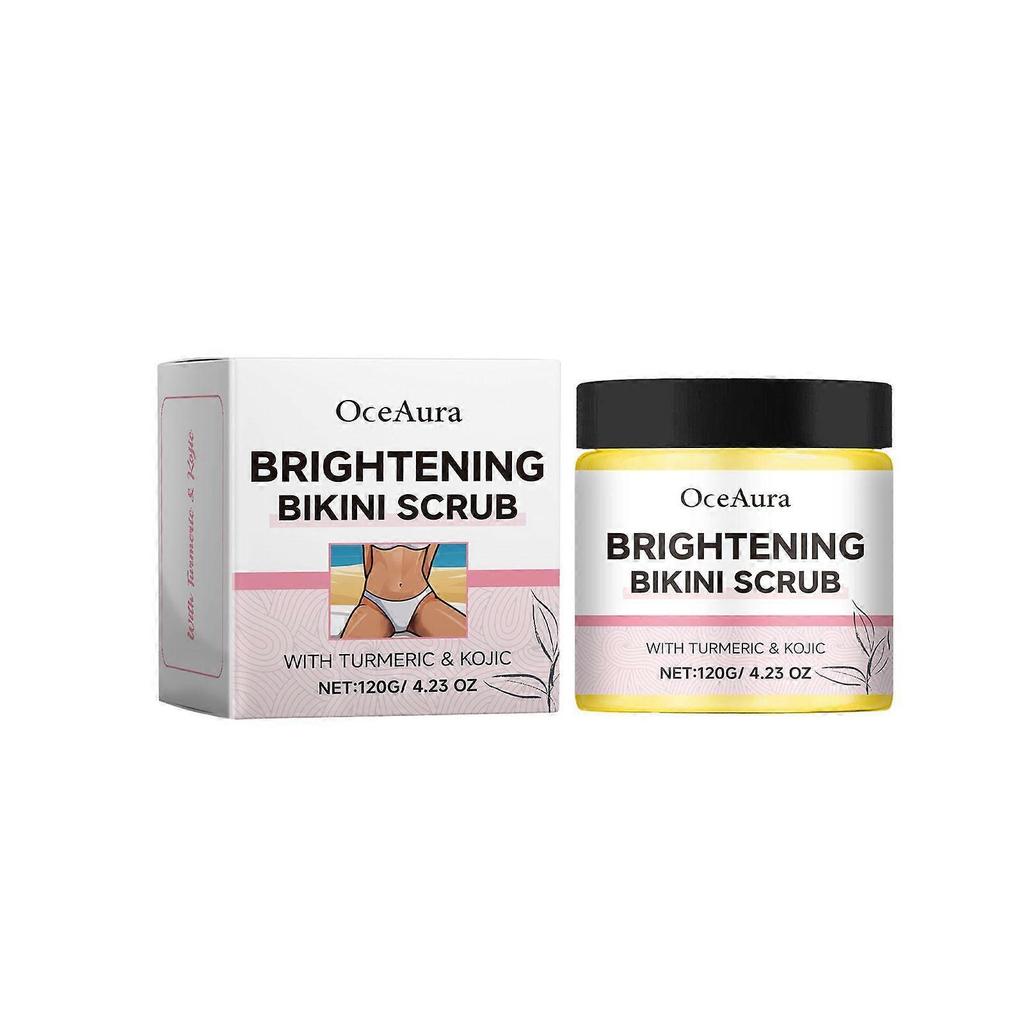 Body scrub gently cleanses the body, leaving the skin smooth and delicate, moisturizing and brightening. 120G