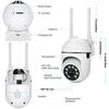 8МП Беспроводная охранная PTZ-камера видеонаблюдения Wi-Fi IP Уличная 4-кратный зум камеры ИИ Отслеживание человека Двусторонняя аудиосвязь HD Ночная цветная камера Вилка ЕС