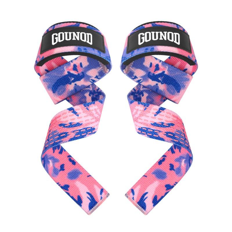Fitness Wrist Support Strap With Non-Slip Silicone Grip Deadlift Pull-Up Weightlifting Training