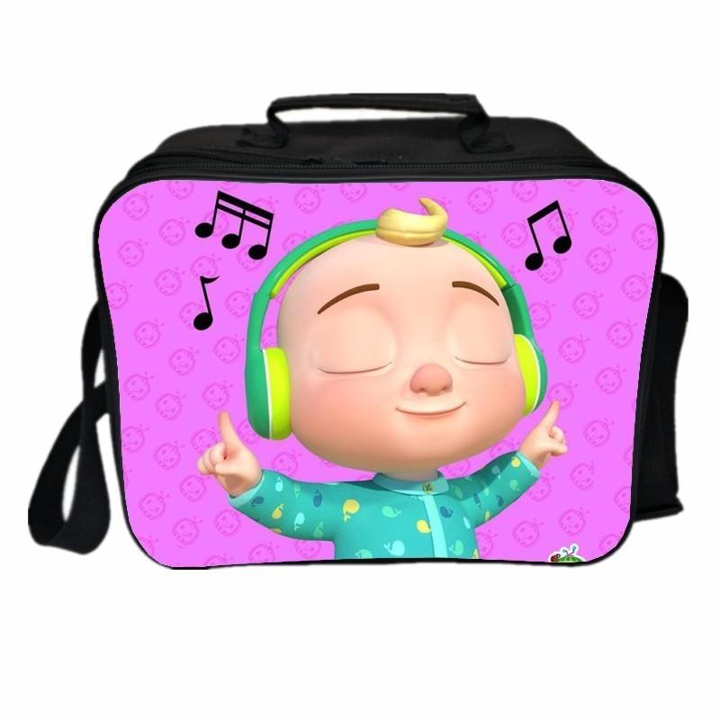 Cocomelon Insulated Lunch Box Bag With Large Capacity For Childrens Outdoor Adventures