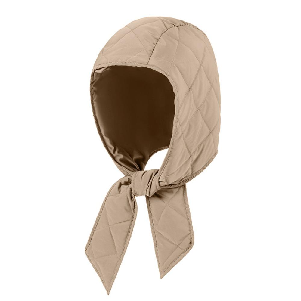 Lightweight Beanies Hats Quilted Windproof Scarf Hat Fashion Pullover Cold Hats