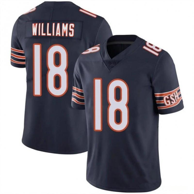 Chicago Bears Football Jersey - 52 MACK 1 FIELDS 18 WILLIAMS Mens Sports Game Uniform