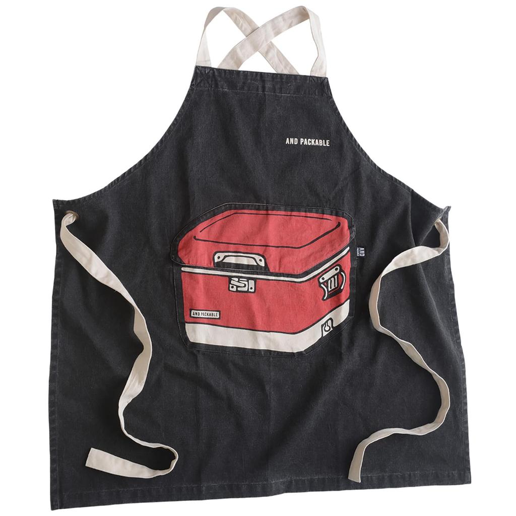 Techno Prime And Packable Length Cooler 73621 Apron, Unisex, Adult, 80cm, Box, Black,