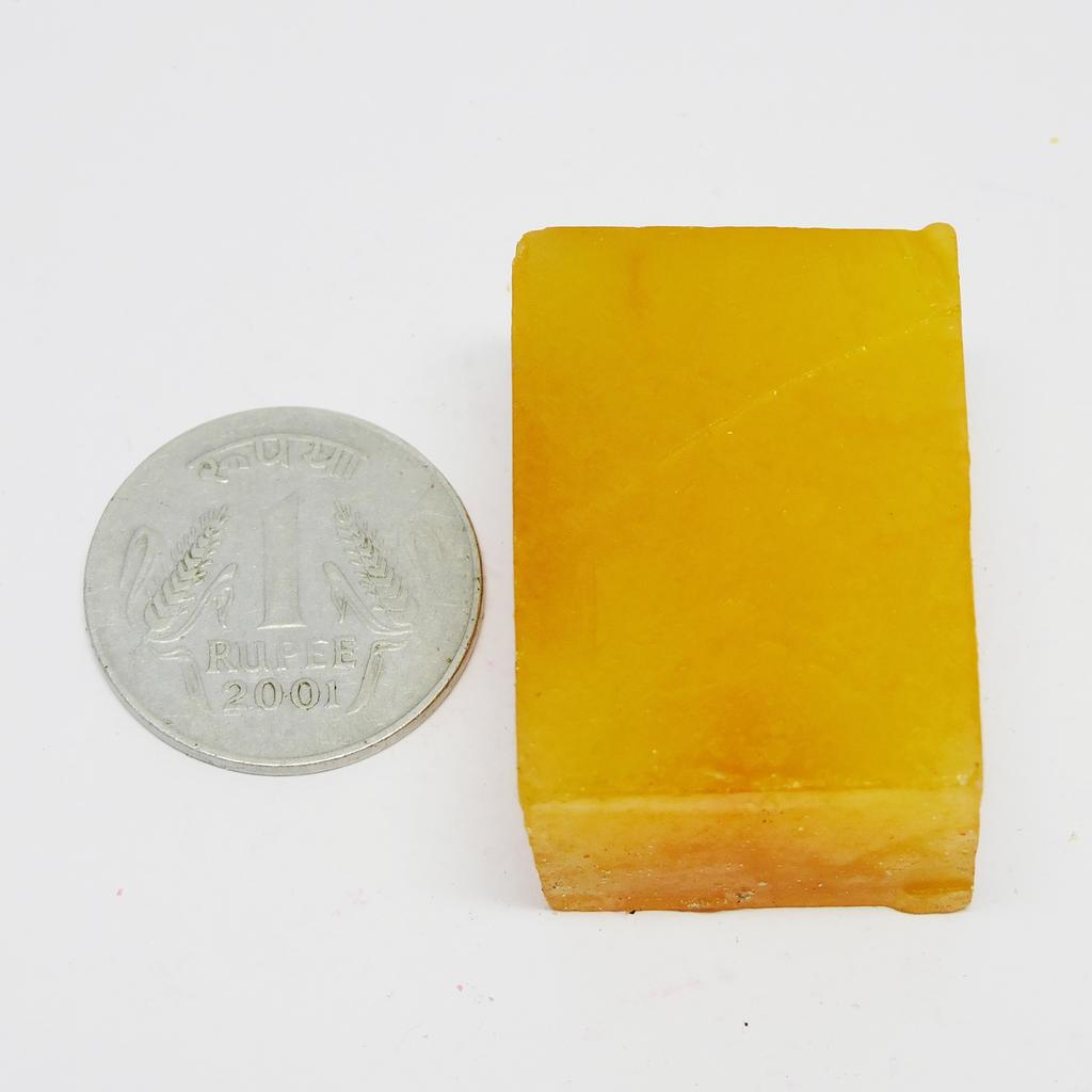 Natural 68 Ct CERTIFIED Sapphire Yellow Uncut Rough Loose Gemstone