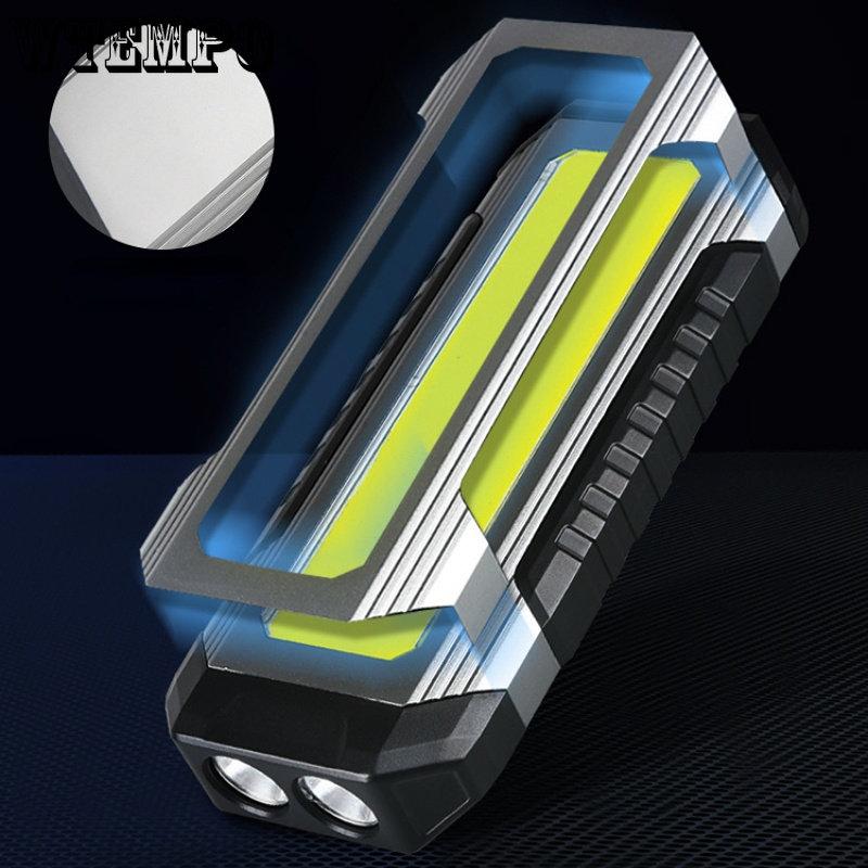 COB Рабочий Свет Технический Фонарик Магнит Светодиодный Мощный Свет Лампа Супер Яркий Технический Зарядка Автомобиля Ручная Лампа