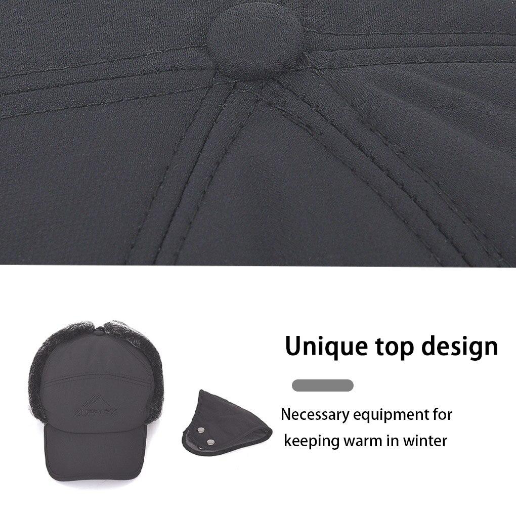 Мужская зимняя теплая шапка-ушанка для катания на лыжах и велоспорта, походная теплая водонепроницаемая шапка