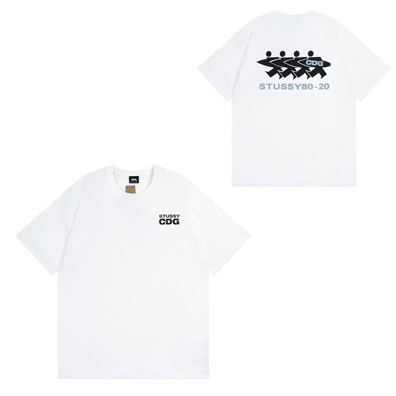 Short Sleeve T Shirt Couples Streetwear Casual Tee Letter Print Loose Fit Breathable