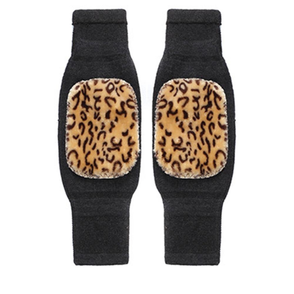 Support Leg Warmer Coldproof Thicken Knee Sleeve Wool Knee Pad  Cycling Ski Running
