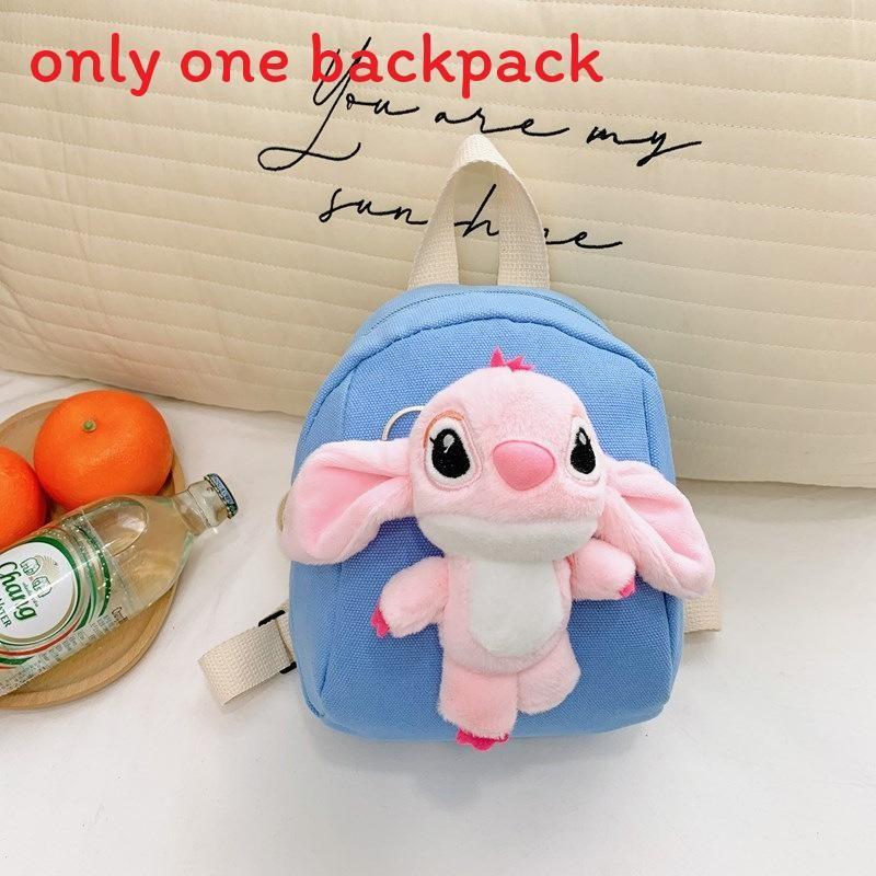 Backpack Cartoon Stitch Doll Schoolbag With Adjustable Shoulder Bags Straps
