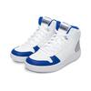 adidas Neo Hoops 2.0 K Повседневные Нескользящие Прочные Полувысокие Кеды для Скейтбординга Детские Кроссовки Белые Синие GZ7770