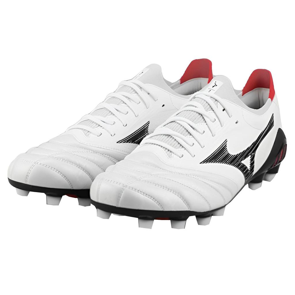 Mizuno Round Toe Flat FG (Rubber Long Stud) Natural Grass Anti-Slip Durable Soccer Shoes Unisex Soccer Shoes P1GA209009