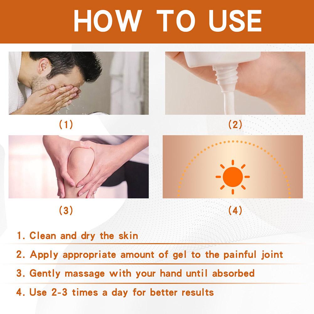 Крем для лечения костей пчелы 20 г. Продвинутый пчелиный гель для суставов и эффективного лечения костей ног и рук Beevana Therapys G6O7