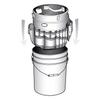with Mesh Fishing Bucket Organizer Waterproof Bucket Accessories Bag for 5 Gallon Bucket Fishing