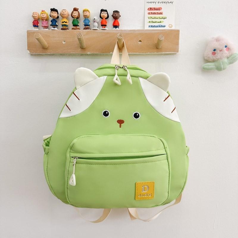Cute Korean Style Kids Backpack With Colorful Design Nylon And Gender Neutral
