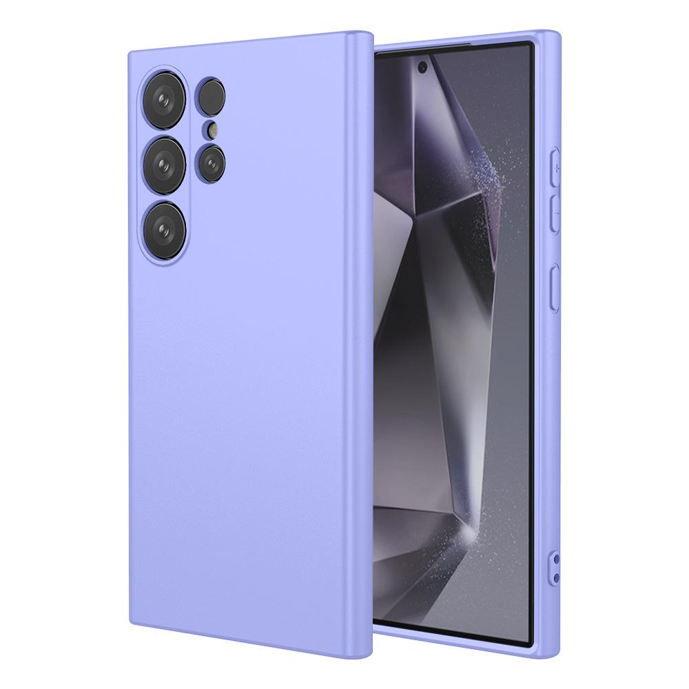 Подходит для Galaxy Samsung S25FE Чехол из жидкого силикона с эффектом кожи S23ultra Чехол для телефона S23 Samsung Note20