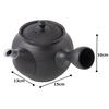 Tokoname-yaki teapot, Horyu, Smoked Biri, 360ml, Ceramesh finish, for Gyokuro and Kabusecha tea, Made in Japan, Boxed, tk004