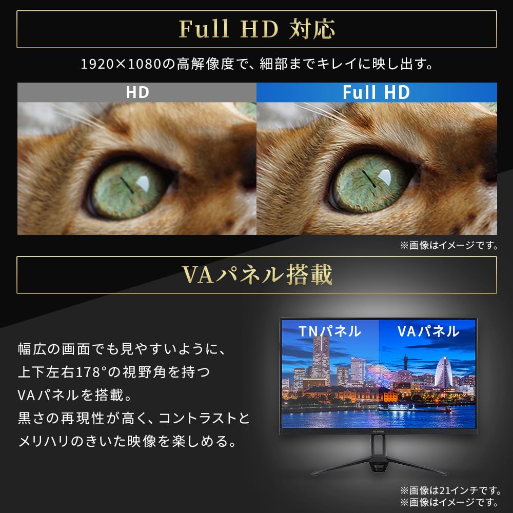 Iris Ohyama Монитор typeC питание дисплей 27 дюймов Черный DC-BF274S-B