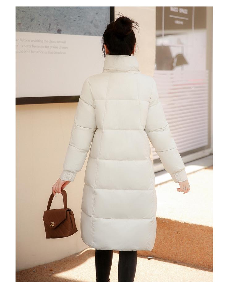 Женская осенне-зимняя однотонная приталенная с капюшоном утолщенная теплая женская куртка средней длины, 5 цветов