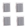 4Pcs Soft Sketching Erasers Grey Plasticization Kneaded Erasers Non-stick Hands Moldable Plasticity Erasers Drawing Art