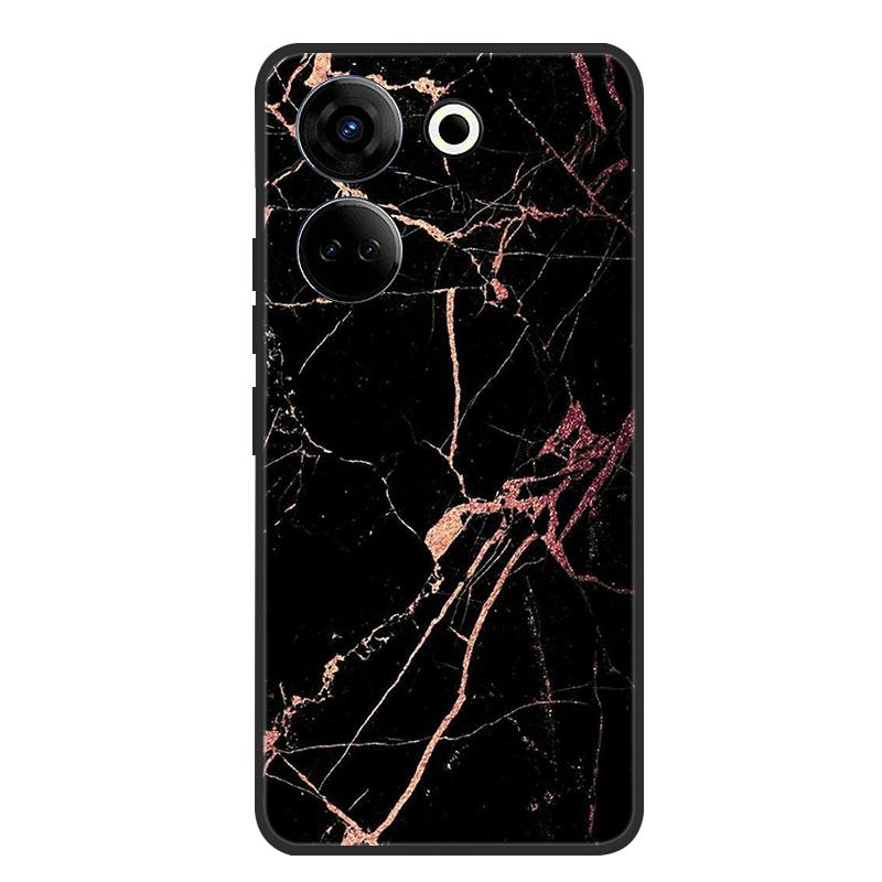 Для Tecno Camon 20 Pro 4G Чехол Мягкий Черный Силиконовый Бампер Чехол-бабочка для Телефона для Tecno Camon 20 Pro 5G Чехлы Camon20 Funda