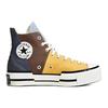Converse Chuck 70 Plus Нескользящие Амортизирующие Высокие Кеды Унисекс Синие, Желтые и Коричневые