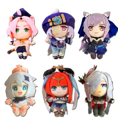 Плюшевая игрушка Genshin Impact Аниме Рисли Новиллет Лини Фурина Хлоринда Тарталья Мягкие плюшевые куклы Игрушки Коллекция для фанатов