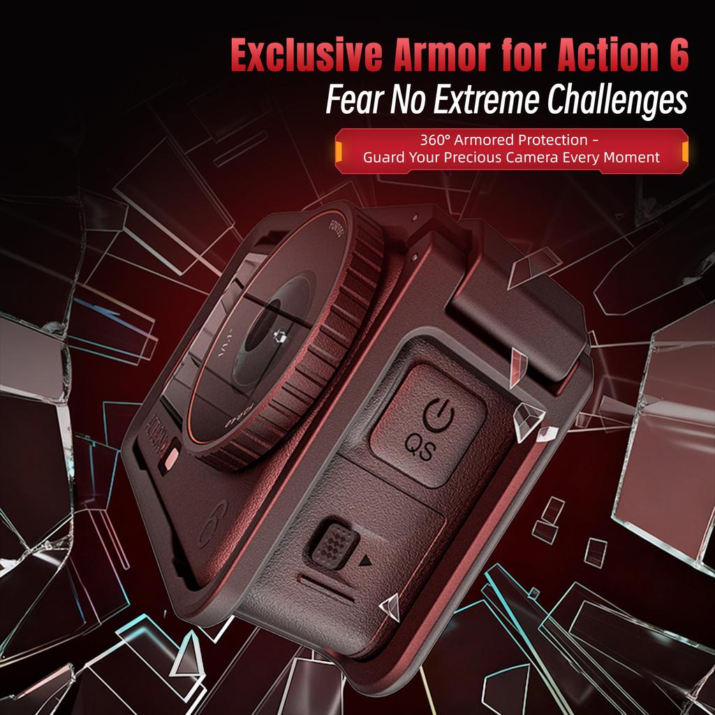 STARTRC For DJI Osmo Action 6 Multi-functional Expansion Protective Frame Vertical Horizontal Shooting Plastic Cage