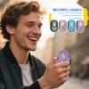 EDC Stress Relieving Toy Irritable Bunny Fingertip Stress Relieving Toy Mechanical Direct Push Rotating Push Card