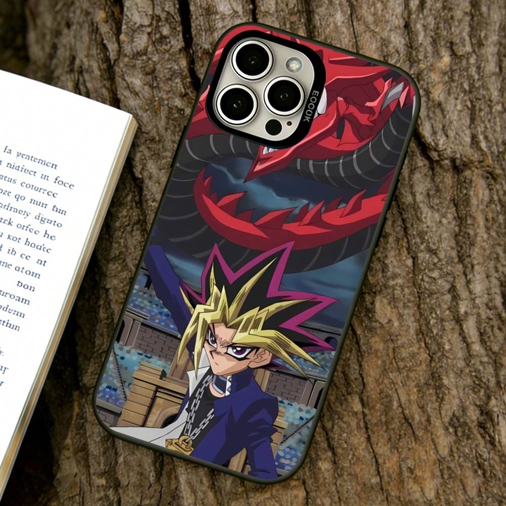 Yu-Gi-Oh Phone Case For iPhone 17,16,15,14,13,12,11 Plus,Pro Max,XS,Colored Silver Plated Inside Cover
