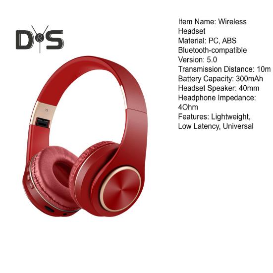 Беспроводная Bluetooth-совместимая гарнитура с низким уровнем задержки и шумоподавлением. Универсальные компьютерные игровые музыкальные спортивные наушники.