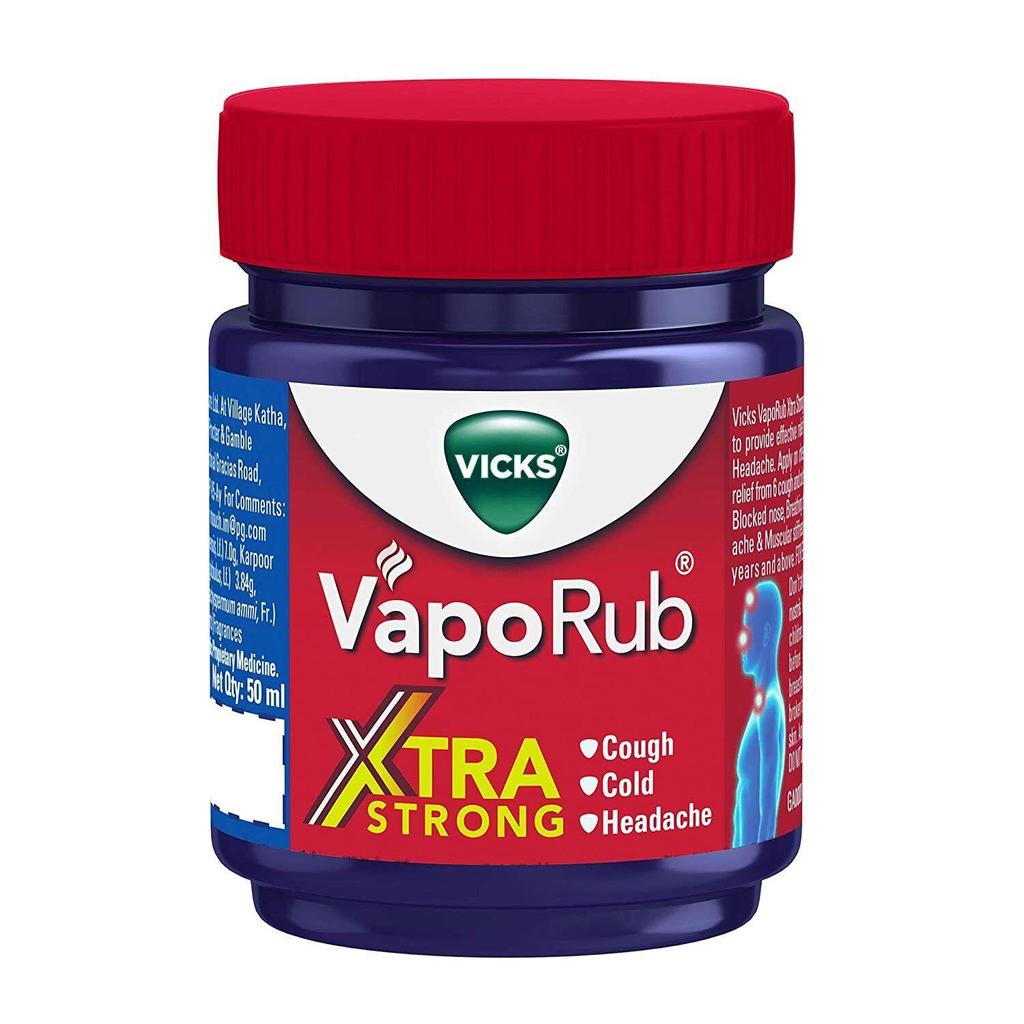 Pack of 2 X Vicks VapoRub Xtra Strong 50 Gram
