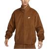 Nike Модная спортивная повседневная тканая мужская куртка с длинным рукавом, коричневая FZ0632-281