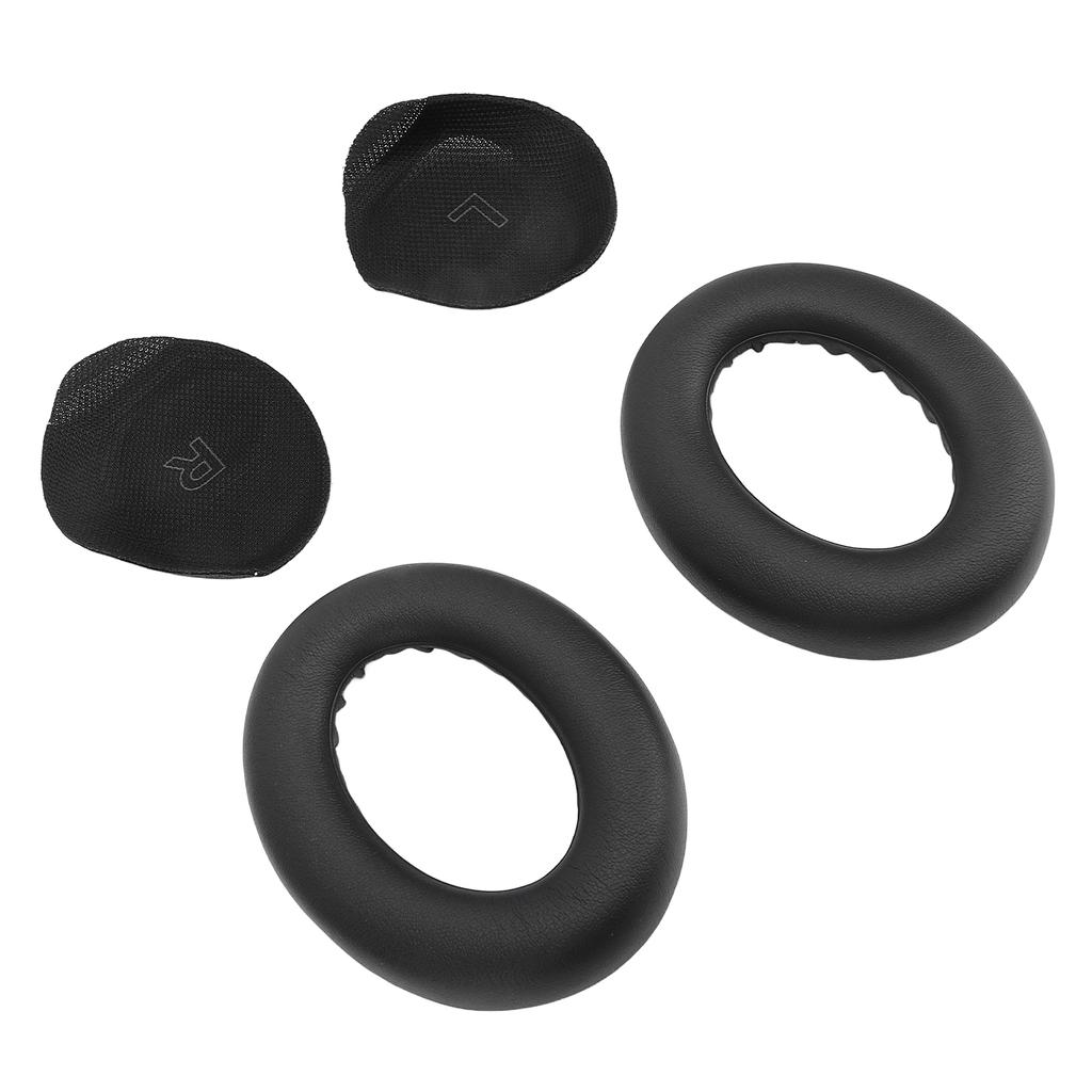 Replacement Earpads with Soft Protein Leather High Density Memory Foam Elastic Ear Pads Cushions for QC Ultra