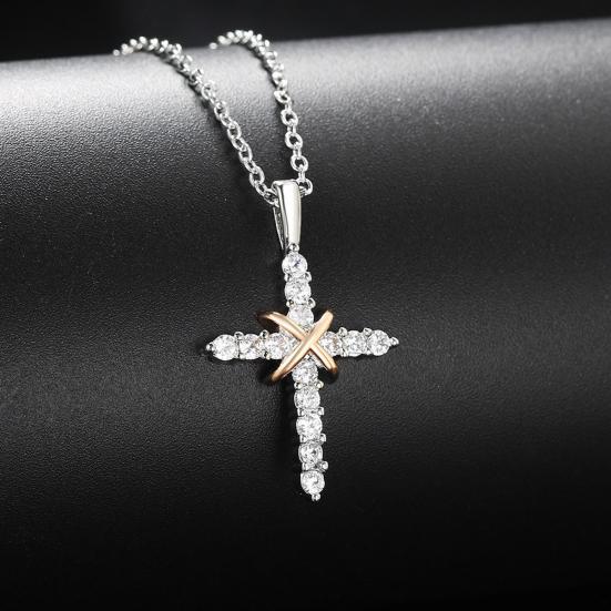 Women's Necklace Shiny Cubic Zirconia Pendant Necklace Birthday Anniversary Jewelry Gift for Girlfriend Teen Girls