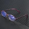 Vision Care Портативные металлические очки высокой четкости с защитой от УФ-лучей и синего света для пресбиопии, складные очки для чтения