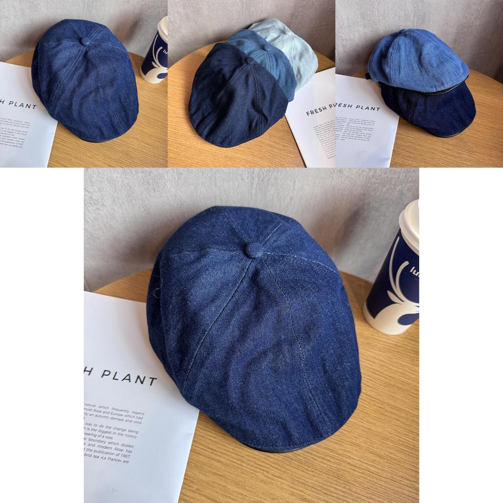 Denim Cotton Baseball Cap With Sun Protection Breathability For Casual Wear