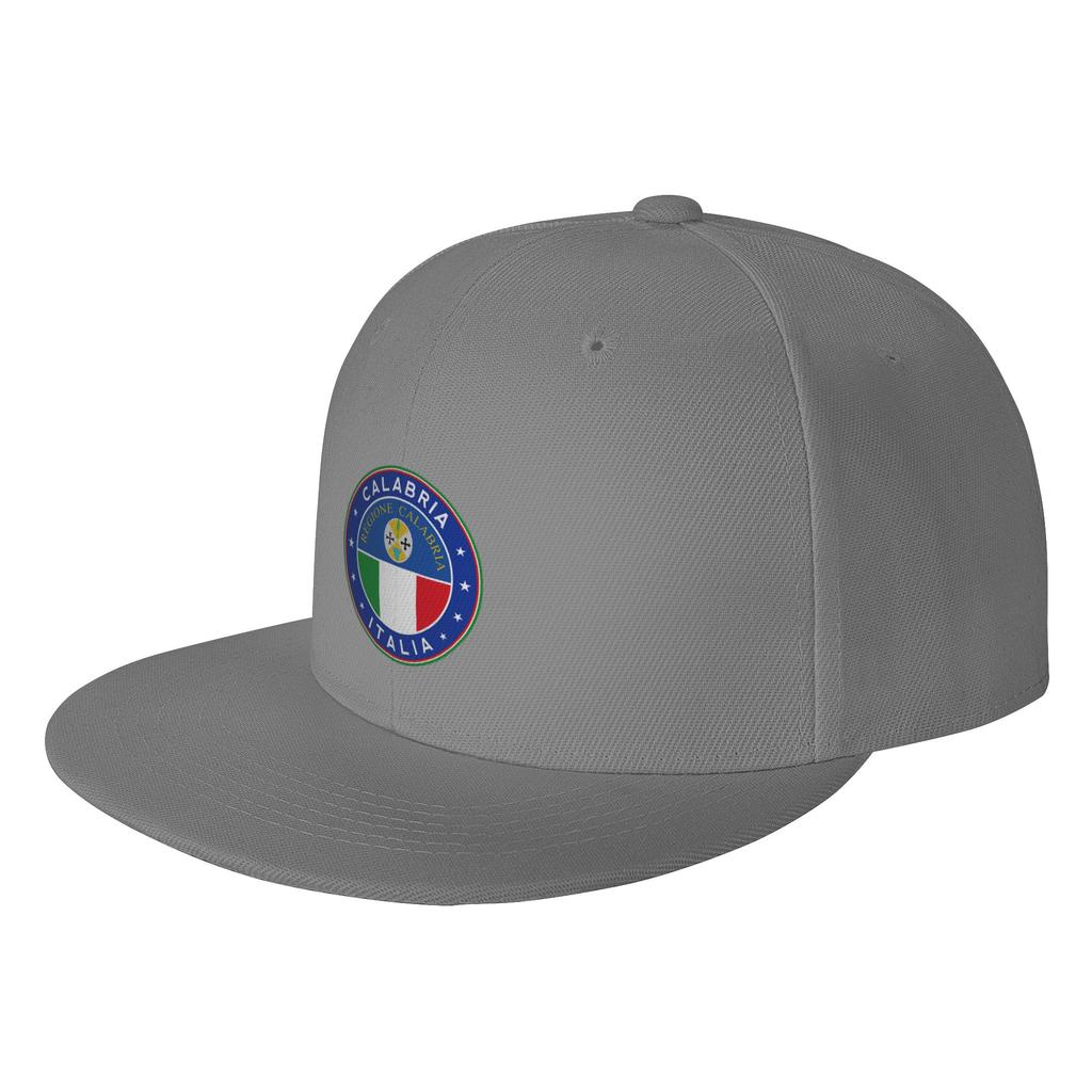 Fashion Calabria Italy Flat Brim Sun Hat  Trendy Matching Sports Visors