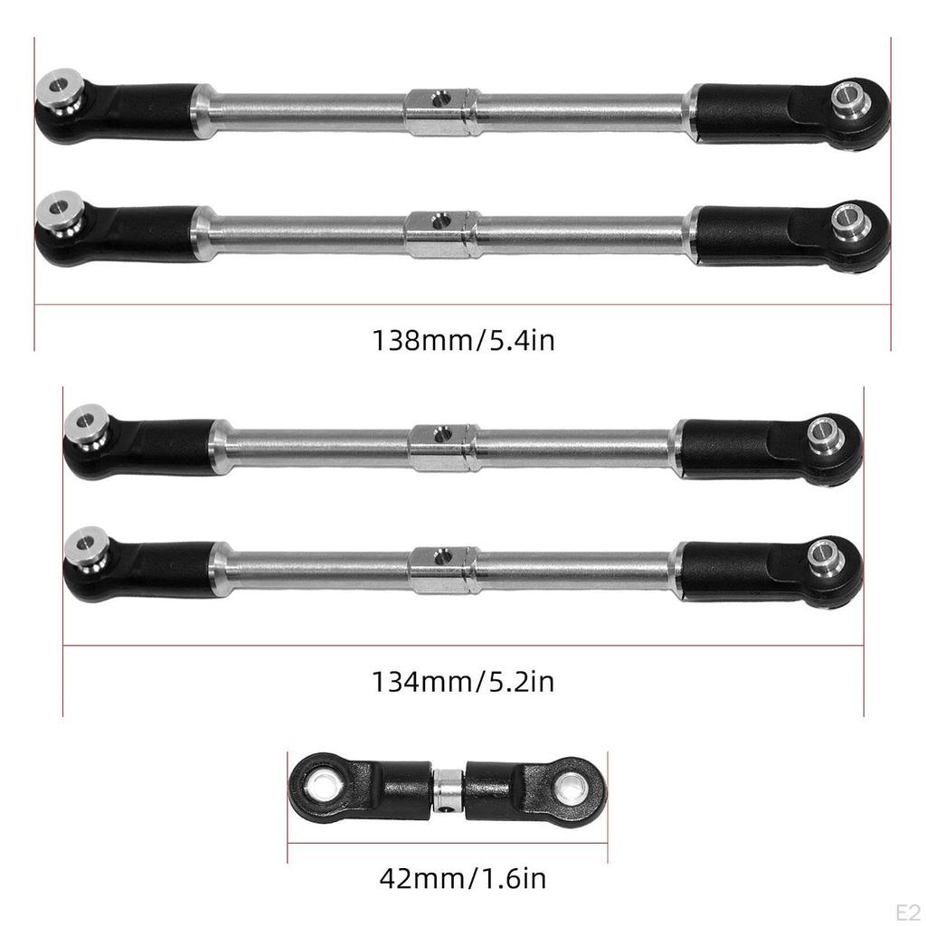 5x рулевая тяга стержень регулируемый замена RC автомобиль запасная часть нержавеющая сталь модернизация галстук