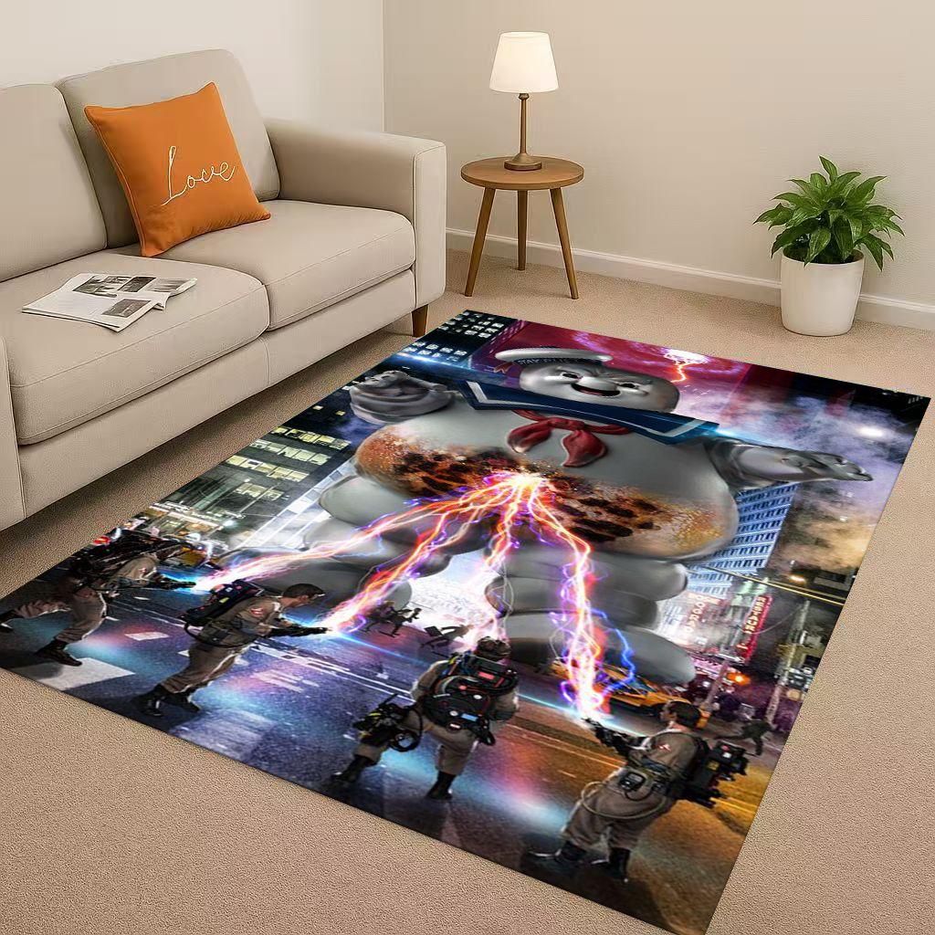3D Хоррор Фильм G-Призраки Мультяшный Ковер для Гостиной Нескользящий Ковер для Спальни Игровой Комнаты Дивана, Легко Чистящийся Домашний Коврик