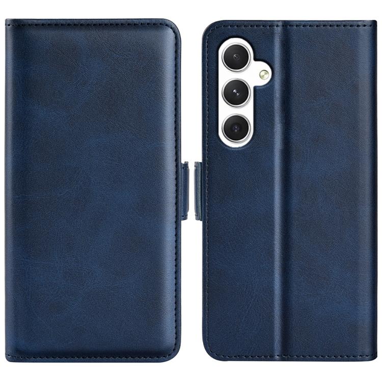 Dual-side Magnetic Buckle Horizontal Flip Leather Phone Case