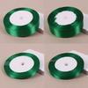 Dark Green 25 Yards Silk Satin Ribbon Wedding Party Decoration Gift Wrapping Christmas  Year Apparel